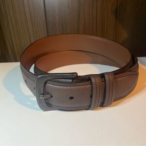 Columbia Sportswear Mens Brown Synthetic Leather Belt Thick 1.5” Size XL 42-44